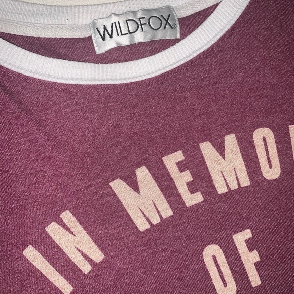 Wild fox ‘IN MEMORY OF WHEN I SLEPT IN’ Sweater - Picture 5 of 10